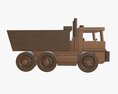 Truck Wooden 3d model