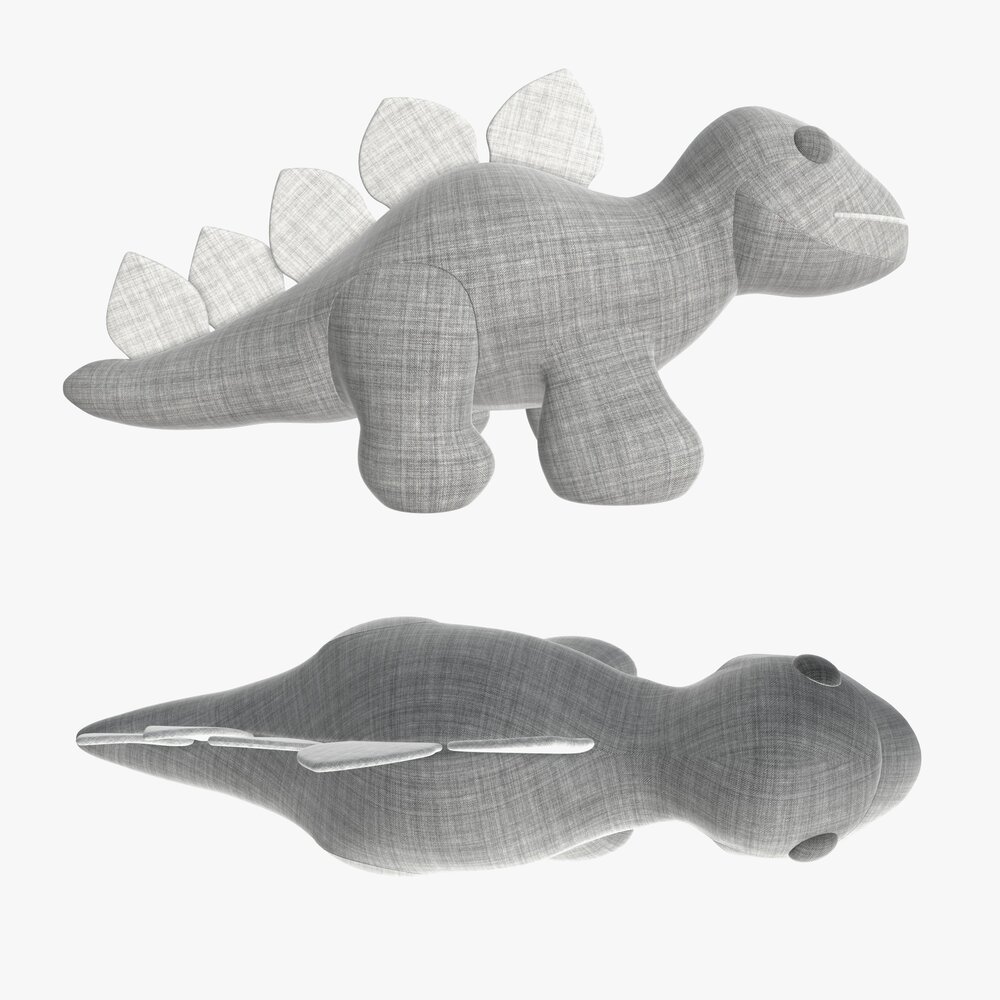 Dinosaur Plush Toy 3D 모델 