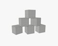 Developing Cubes 3D 모델 