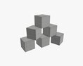 Developing Cubes Modello 3D