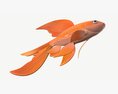 Goldfish Cartoon Modelo 3d