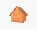 House Wooden Modèle 3d
