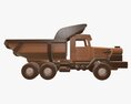 Truck Wooden 3 Modèle 3d