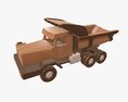 Truck Wooden 3 3Dモデル