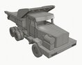 Truck Wooden 3 3D-Modell
