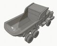 Truck Wooden 3 3D模型