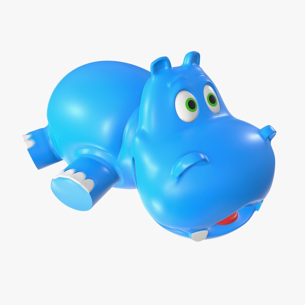 Hippo Toy 3D 모델 