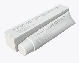Toothpaste With Box 03 3D модель