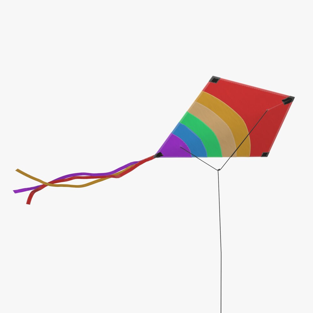 Flying Kite Modello 3D