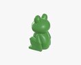 Green Frog Toy Modèle 3d
