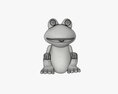 Green Frog Toy Modelo 3D
