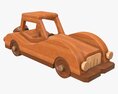 Car Retro Wooden Modelo 3D