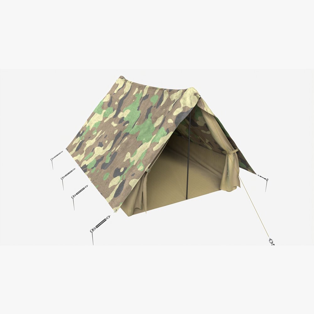 Camping Tent 02 3D-Modell