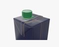 Juice Cardboard Box Packaging With Cap 500ml 3D 모델 