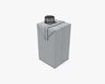 Juice Cardboard Box Packaging With Cap 500ml 3D模型