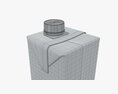 Juice Cardboard Box Packaging With Cap 500ml 3D模型