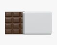 Chocolate Bar Brown Packaging Opened 01 Modelo 3d