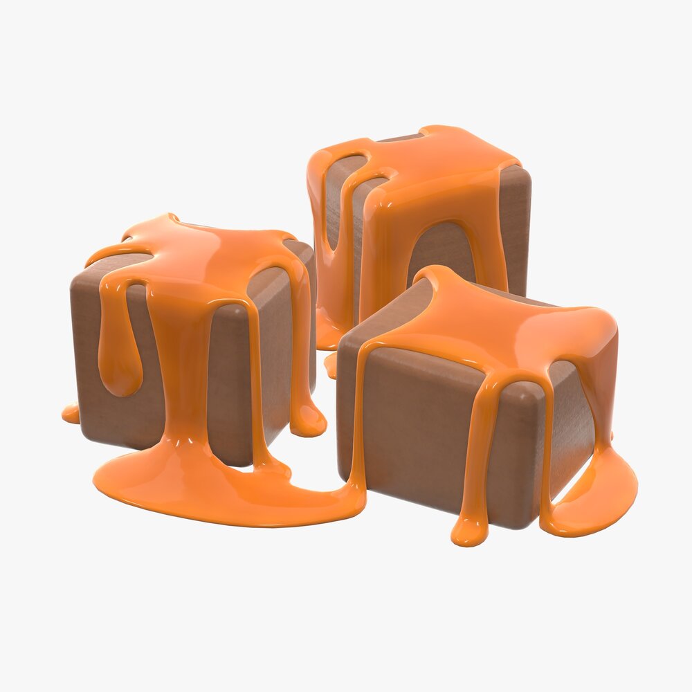 Candy With Caramel 3D model