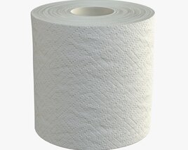 Toilet Paper Single 3D 모델 