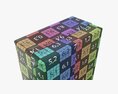 Juice Cardboard Box Packaging 2000ml Modello 3D