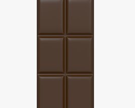 Chocolate Bar Brown 04 3D модель