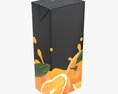 Juice Cardboard Box Packaging 1500ml Modèle 3d