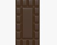 Chocolate Bar Brown 05 Modello 3D