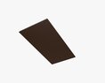 Chocolate Bar Brown 05 3D модель
