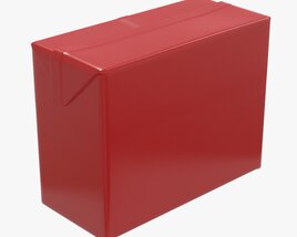 Cardboard Box Packaging Medium 3D модель