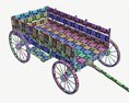 Wooden Cart 2 3D 모델 