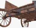 Wooden Cart 2 3Dモデル