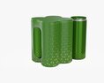 Packaging For Four Slim 250ml Beverage Soda Cans 3D-Modell