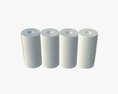 Toilet Paper 8 Pack Large 3Dモデル