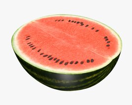 Watermelon Half 3D model
