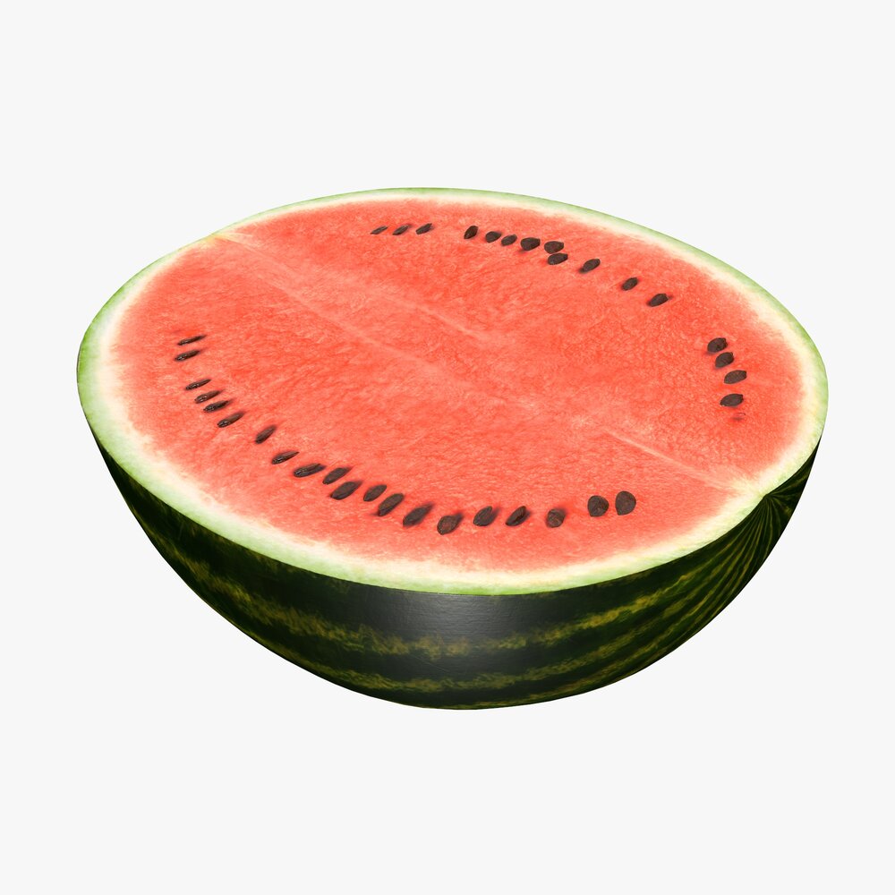 Watermelon Half 3D模型