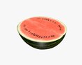 Watermelon Half 3d model