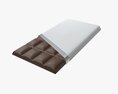 Chocolate Bar Brown Packaging Opened 02 3D модель
