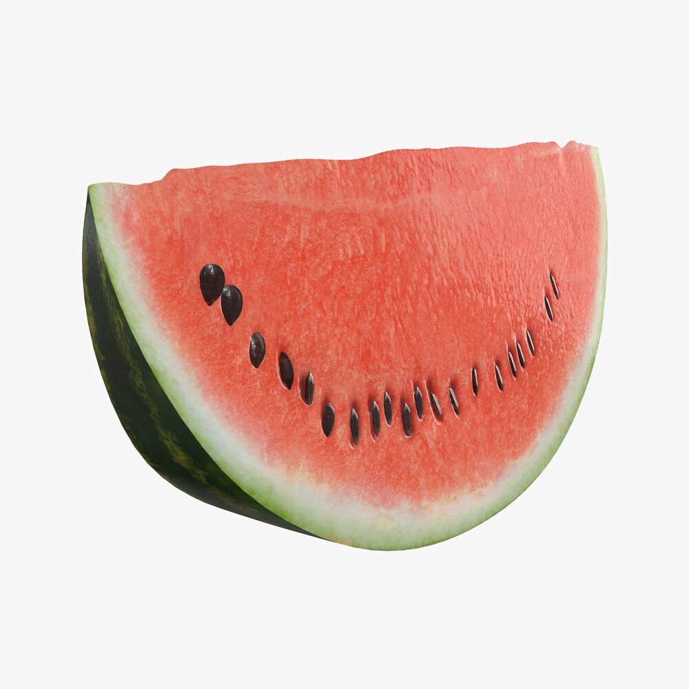 Watermelon Slice 3D-Modell
