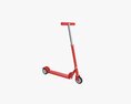 Kick Scooter Red 3D 모델 