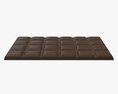 Chocolate Bar Brown 01 3D 모델 