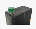 Juice Cardboard Box Packaging With Cap 2000ml Modello 3D