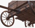 Wooden Cart Modello 3D