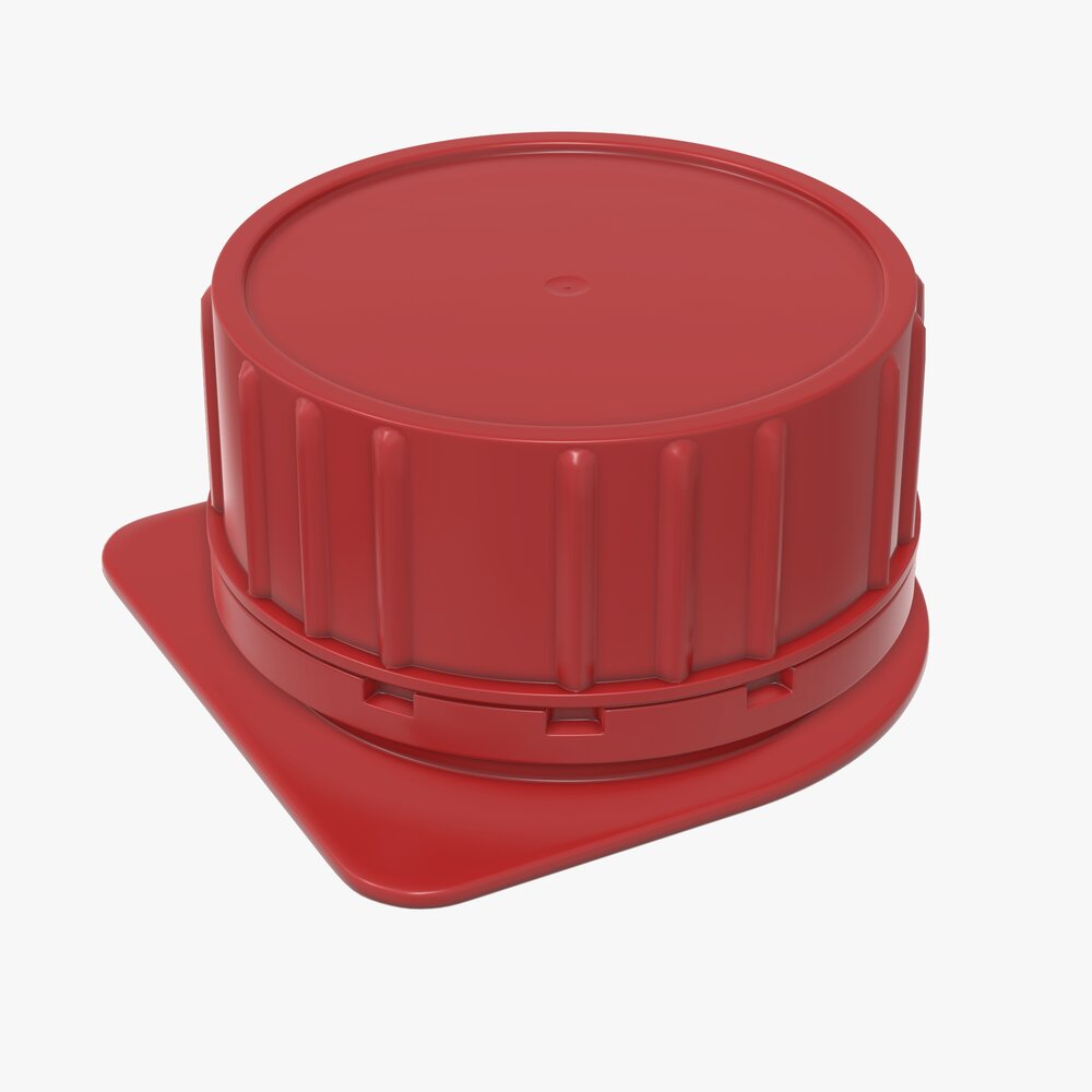 Cap for Cardboard Box Packaging 3Dモデル