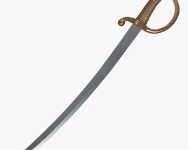 Saber sword 3D model