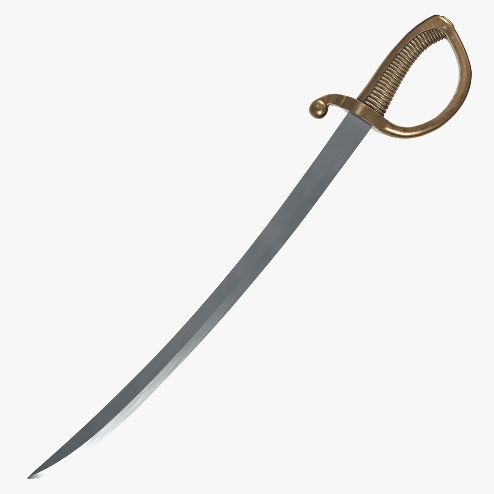 Saber sword 3D model