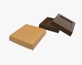 Chocolate Small With Packaging 3D 모델 