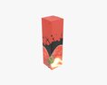 Juice Cardboard Box Packaging 1000ml Slim Modello 3D