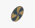 Viking Round Shield 3 3Dモデル