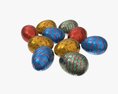 Chocolate Candy Eggs Modelo 3d