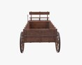 Wagon Wooden Modèle 3d